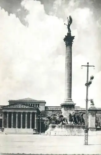Hungary Budapest Millennium Monument & Museum of Fine Arts