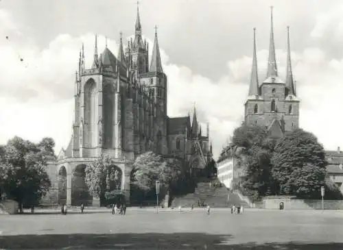 Germany Erfurt Dom & Severikirche