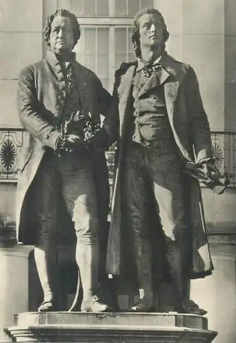Germany Weimar Goethe und Schiller Denkmal