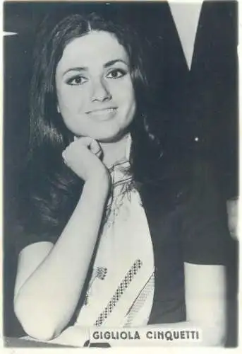 Foto 9 x 12 cm Gigliola Cinquetti cantante italiana
