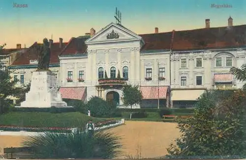 Kassa Slovakia water damage unstick back postcard