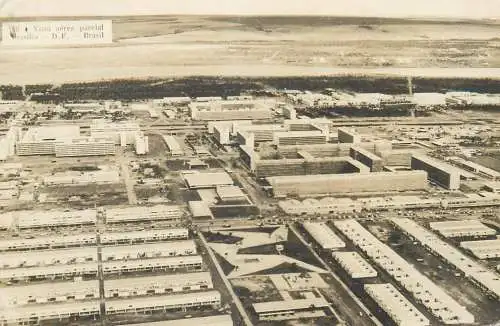 Postcard Brasil Brasilia aerial view