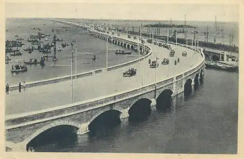 Postcard Italy Veneto Venezia (Venice) Littorio bridge