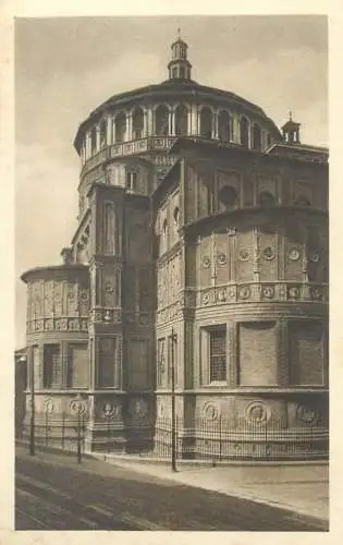 Postcard Italy Milano chiesa di Santa Maria delle Grazie
