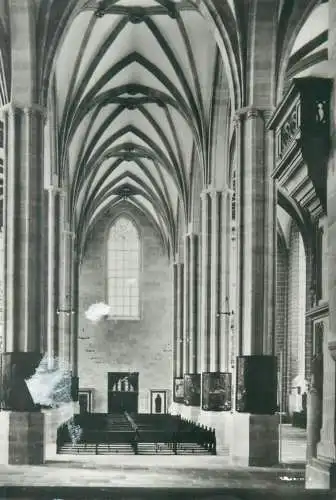 Germany Erfurt Marien-Dom Langhaus Inneres