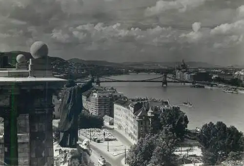 Hungary Budapest cityscape from Gellert monument