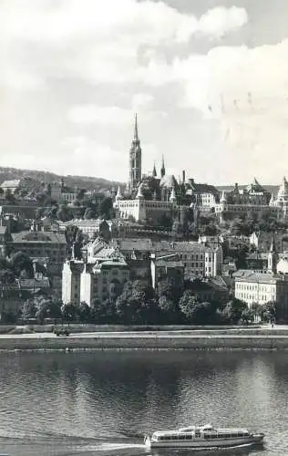 Hungary Budapest Buda cityscape Danube and Castle