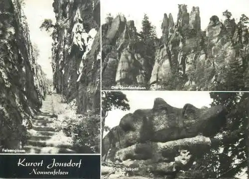 Germany Kurort Jonsdorf Nonnenfelsen multi view