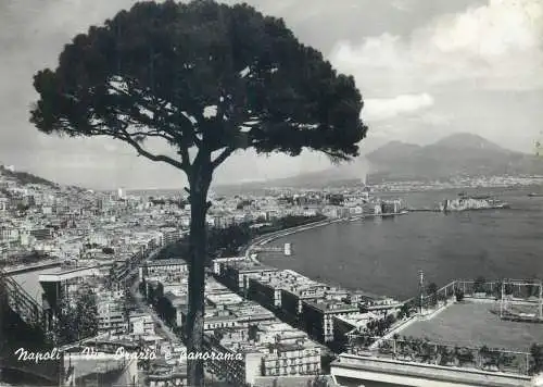 Italy Napoli panoramic view