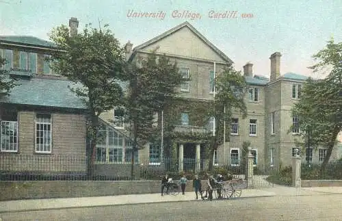Postcard UK Wales Cardiff University college