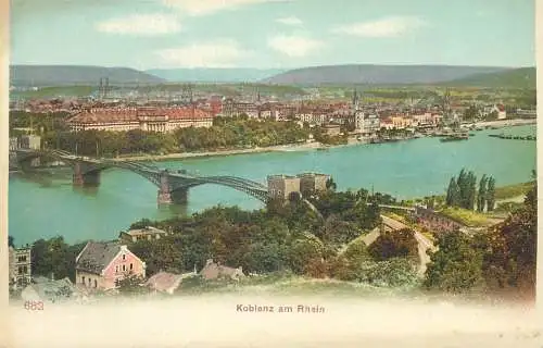 Postcard Germany Koblenz am Rhein