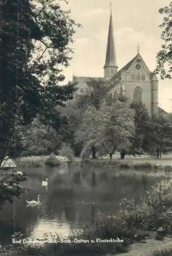 Germany Bad Doberan Seb.-Bach-Garten u. Klosterkirche