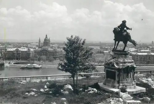 Hungary Budapest equestrian statue monument