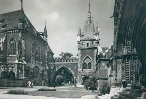 Hungary Budapest Vajdahunyad Schloss