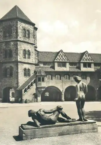 Germany Halle (Saale) Burghof der Moritzburg