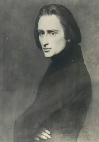 Franz Liszt Gemalde von A. Scheffer