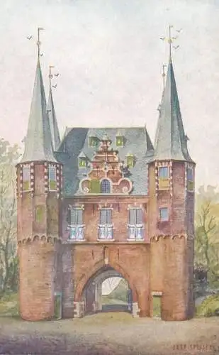 Postcard Germany Kampen De Broederpoort Stedel museum