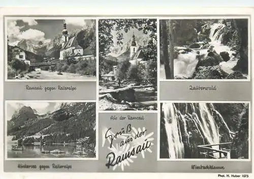 Postcard Germany Grub aus dem Ramsau