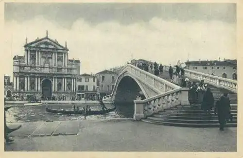 Postcard Italy > Veneto > Venezia (Venice) The station's new bridge