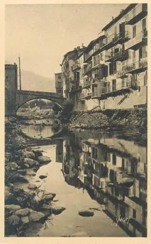 Postcard France Sospel Reflet dan la Bevera