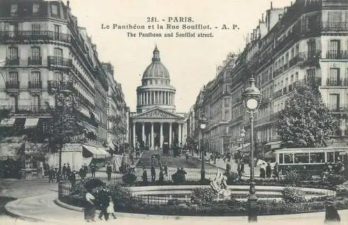 Postcard France Paris Pantheon