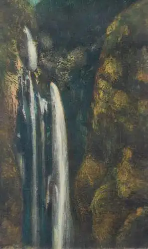 Postcard France Thônes La Savoie Vallee de Thones cascade de la Belle Inconnue