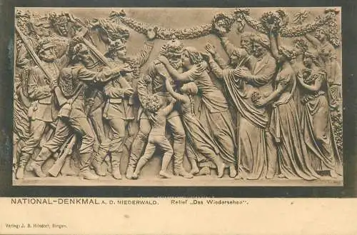 Postcard Germany National Denkmal Niederwald