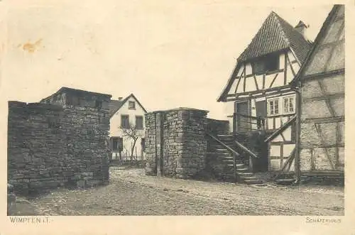 Postcard Germany Bad Wimpfen