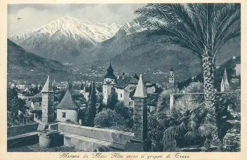 Postcard Italy Merano da Maia Alto