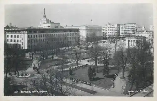 Postcard Bulgaria vue de Sofia 1960