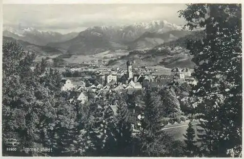 Postcard Germany Immenstadt