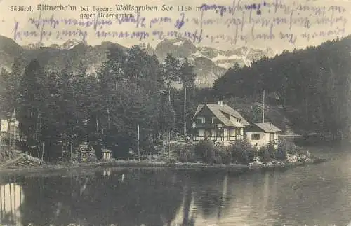 Postcard Italy Sudtirol Rittnerbahn bei Bozen
