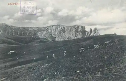 Postcard Italy Seiseralpe Alto Adige Italia