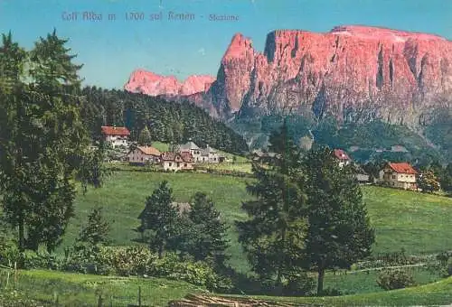 Postcard Italy Coll'Alba sul Renon