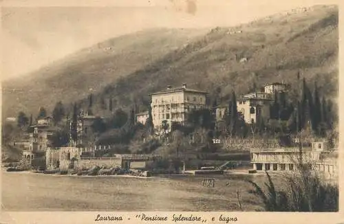 Postcard Italy Laurana Pensione splendore e bagno