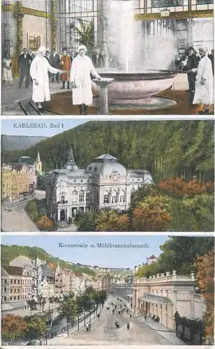 Postcard Czech Republic Karlovy Vary Karlsbad