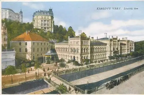 Postcard Czech Republic Karlovy Vary