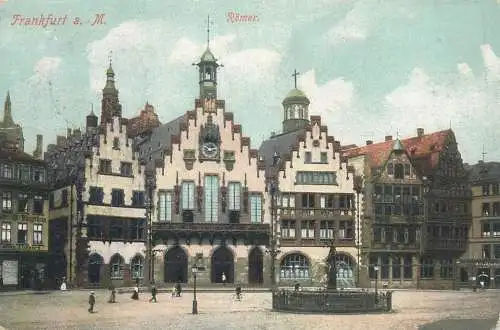 Postcard Germany Freankfurt Romer