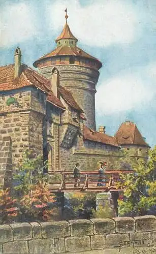 Postcard Germany Nurnberg Frauentor