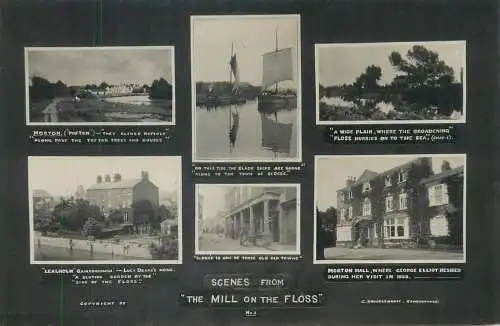 Postcard UK England The Mill on the Floss multi view