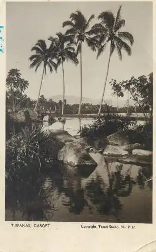 Postcard Indonesia Tjipanas Garoet
