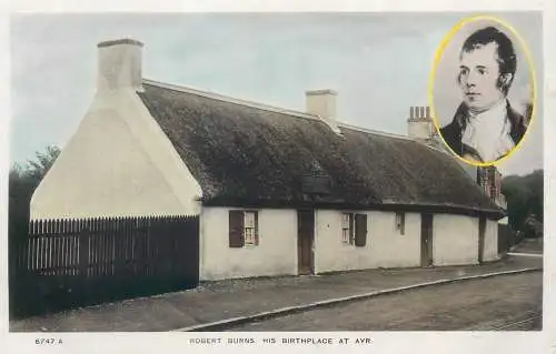 Postcard United Kingdom > Scotland > Ayrshire Robert Burns birthplace Ayr