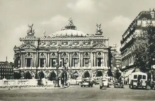 Postcard France Paris l'Opera