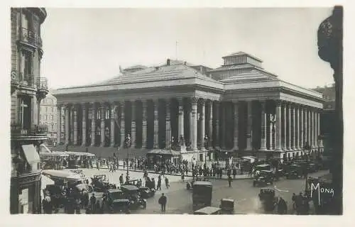 Postcard France Paris la Bourse