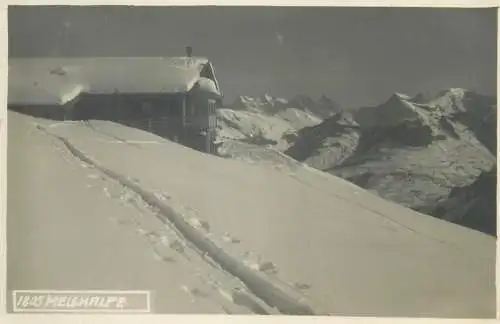 Postcard Austria winter scenery Melchalpe