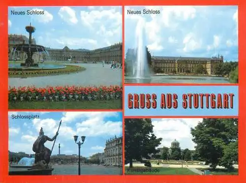 Germany Gruss aus Stuttgart multi view