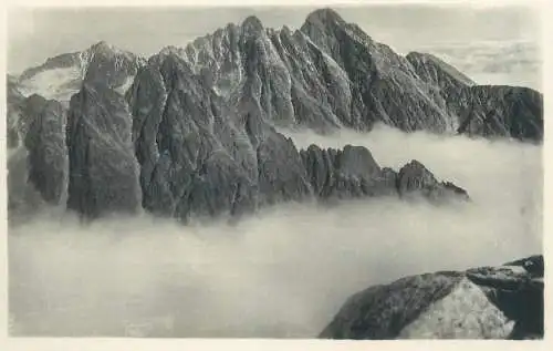 Postcard Slovakia Vysoké Tatry Mittelgrad Lomnitzer gruppe