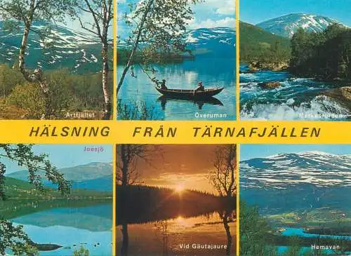 Sweden Greetings from Tarnfjallen different aspects and sites