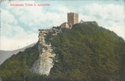 Postcard Germany Reichsfeste trifels annweiler