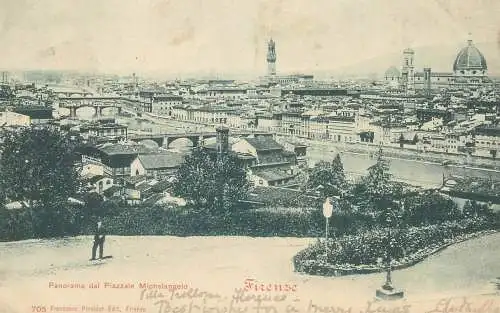 Italy Firenze panorama dal Piazzale Michelangelo